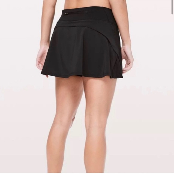 Lululemon Athletica Play Off The Pleats Tennis Skirt Size 4 Black - Picture 3 of 8